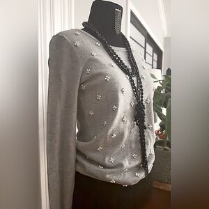 Charter Club long sleeves with pearls